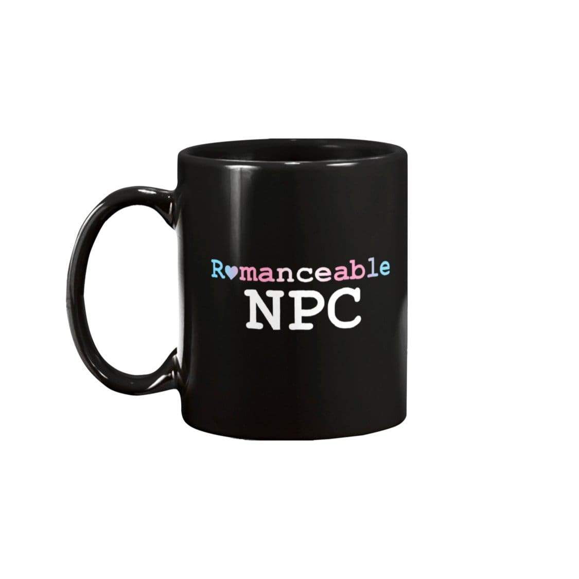 Dice Priori Romancable NPC Trans 11oz Coffee Mug - Black / 11OZ - Mugs