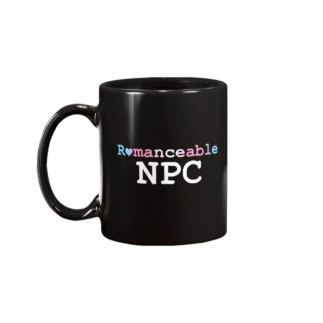 Dice Priori Romancable NPC Trans 15oz Coffee Mug - Black / 15OZ - Mugs