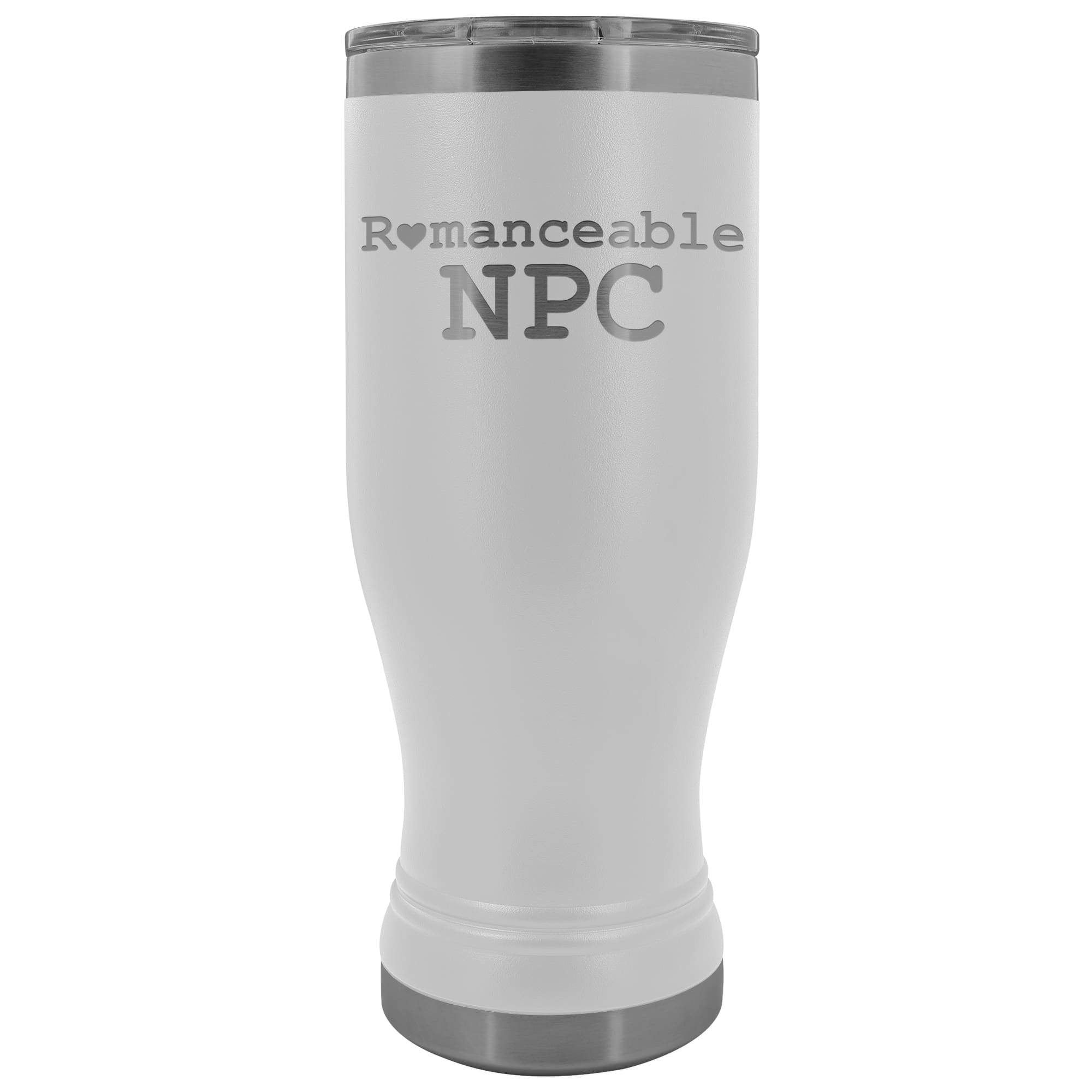 Romanceable NPC 20oz Boho Vacuum Tumbler - White - Tumblers