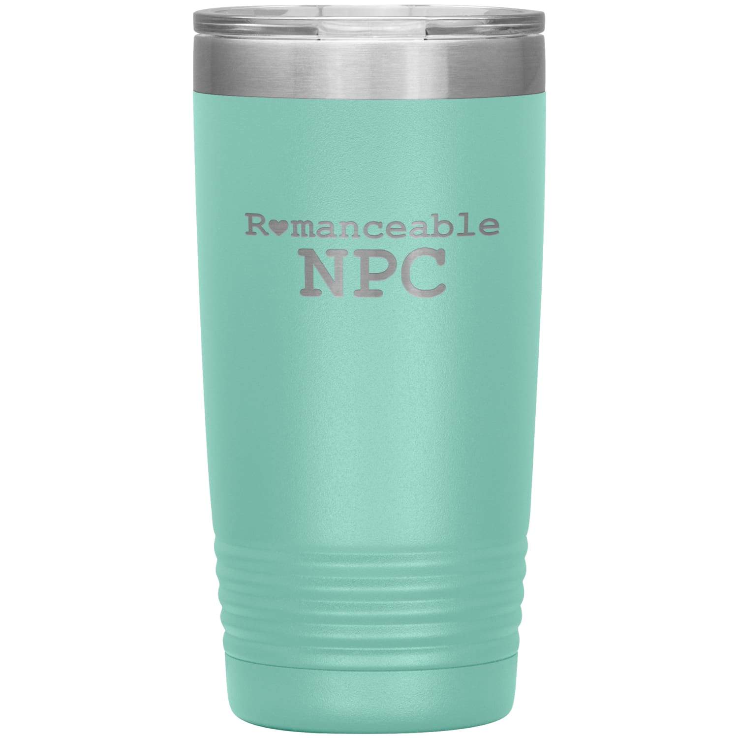 Dice Priori Romanceable NPC 20oz Vacuum Tumbler - Teal - Tumblers
