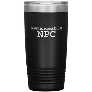 Dice Priori Romanceable NPC 20oz Vacuum Tumbler - Black - Tumblers