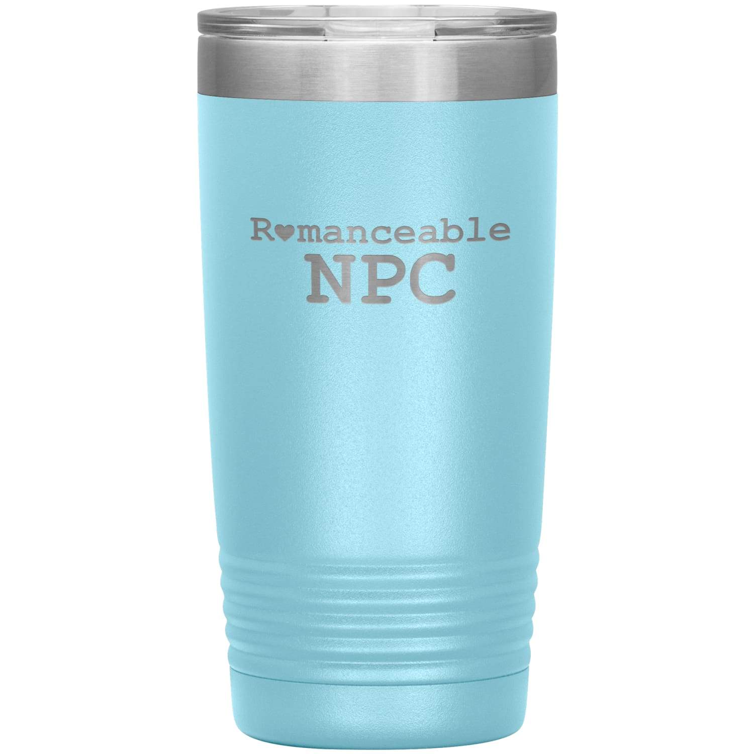 Dice Priori Romanceable NPC 20oz Vacuum Tumbler - Light Blue - Tumblers