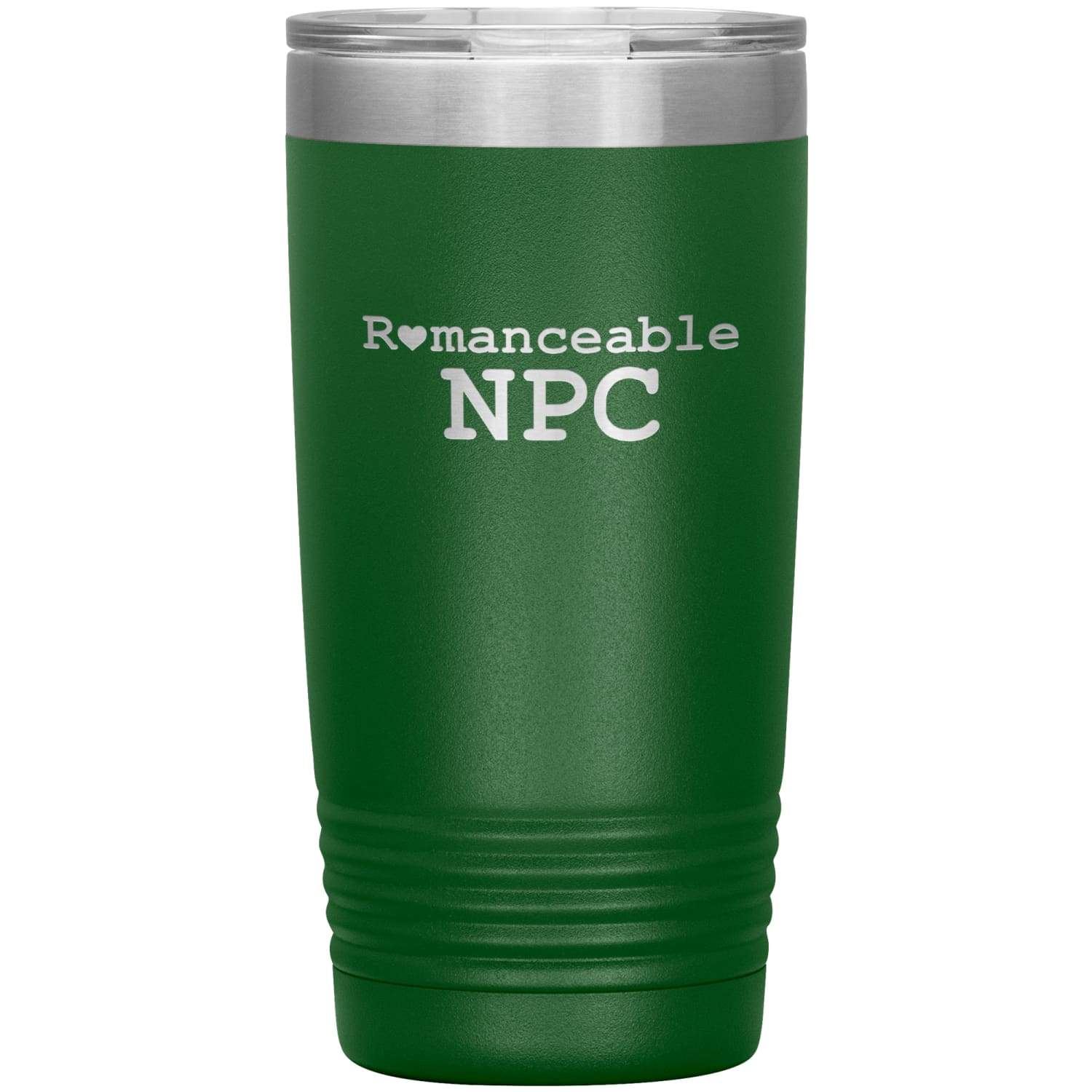 Dice Priori Romanceable NPC 20oz Vacuum Tumbler - Green - Tumblers