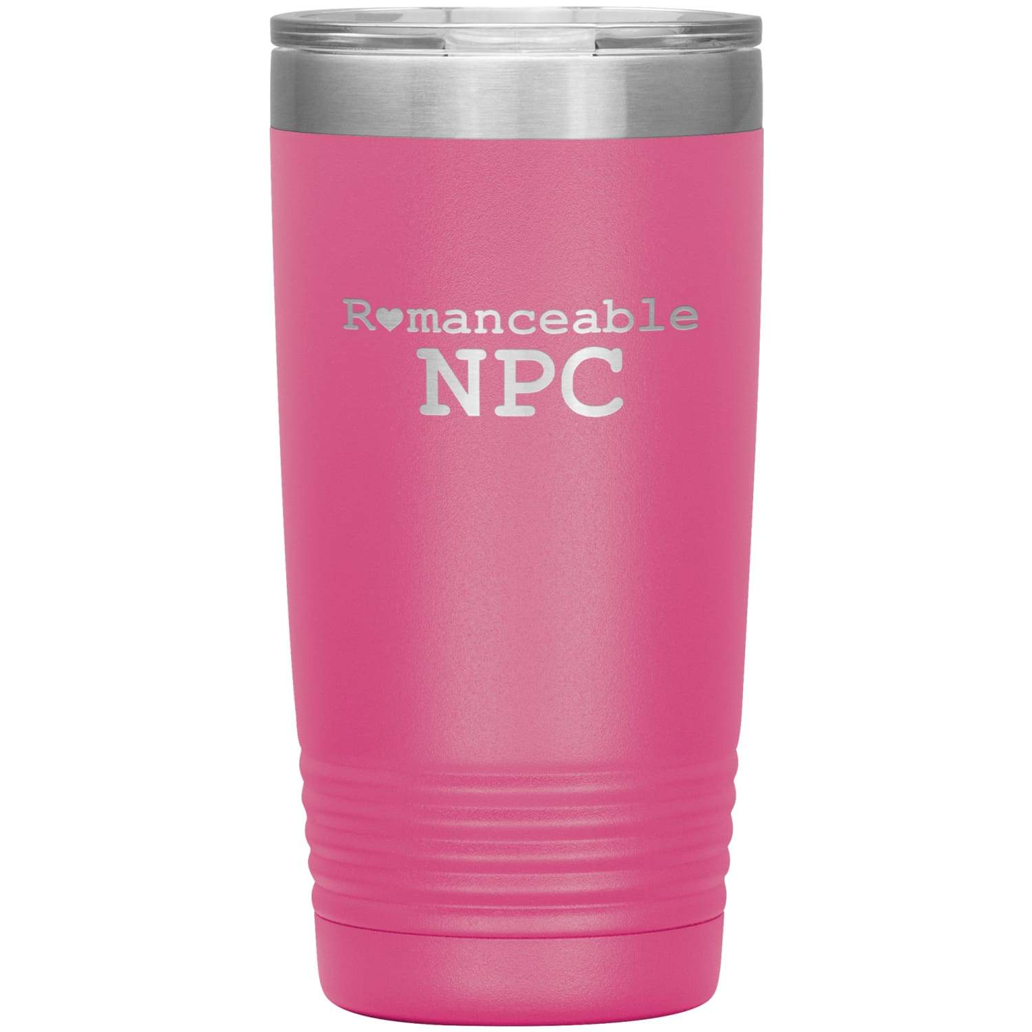 Dice Priori Romanceable NPC 20oz Vacuum Tumbler - Pink - Tumblers