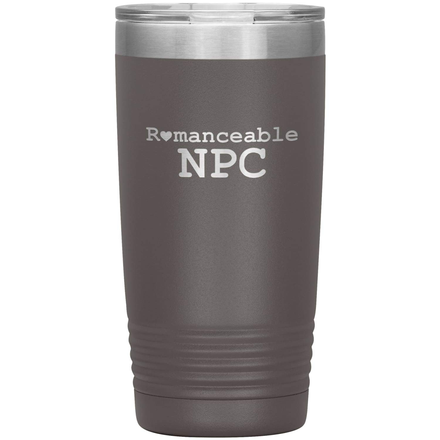 Dice Priori Romanceable NPC 20oz Vacuum Tumbler - Pewter - Tumblers