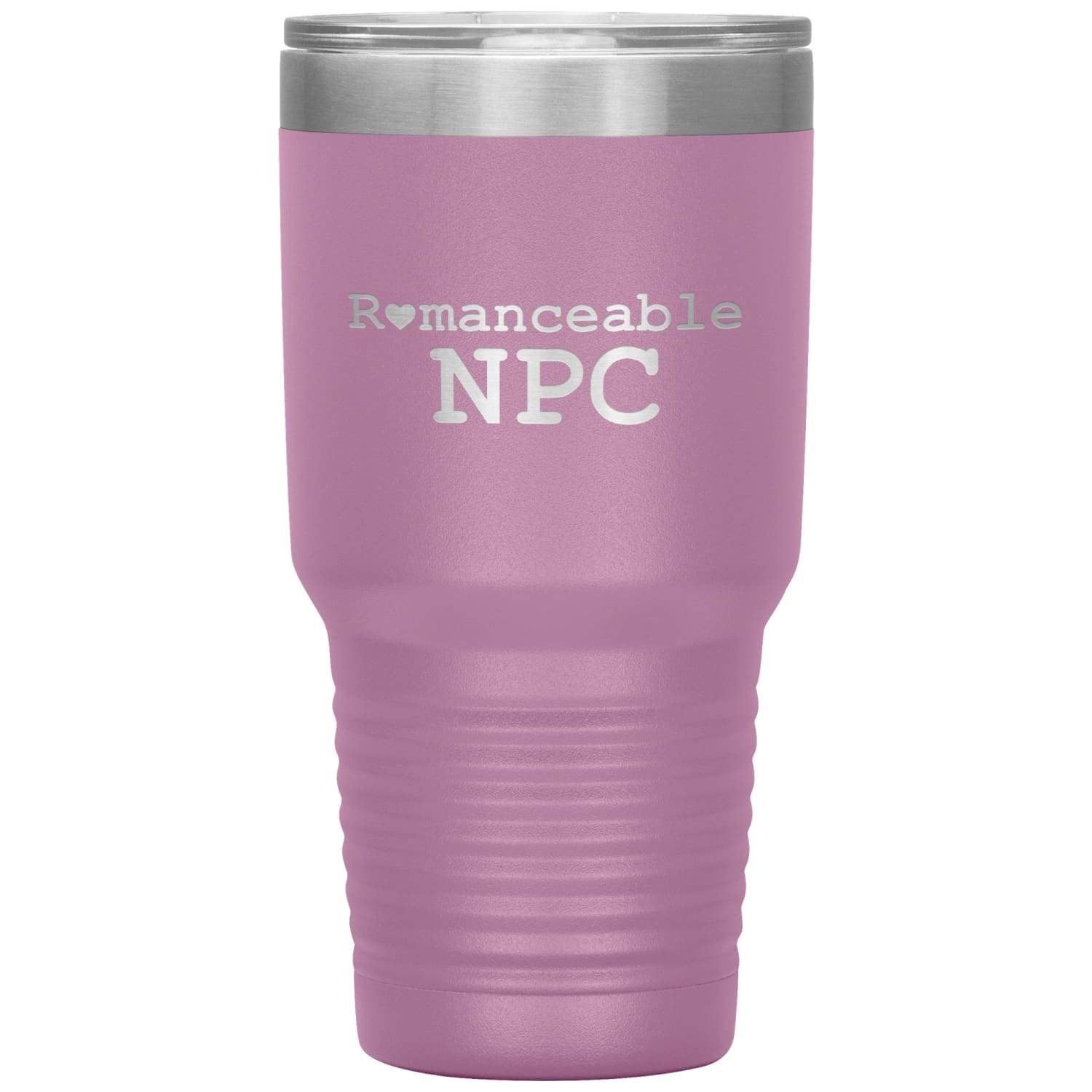 Dice Priori Romanceable NPC 30oz Vacuum Tumbler - Light Purple - Tumblers