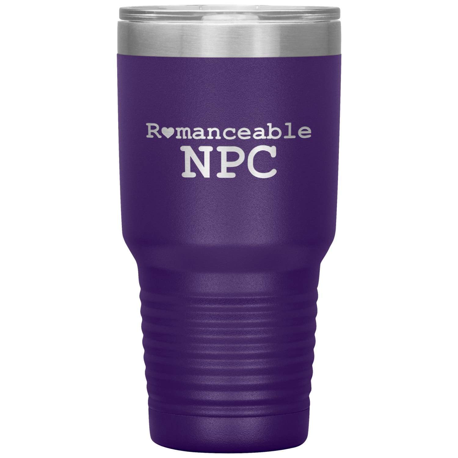 Dice Priori Romanceable NPC 30oz Vacuum Tumbler - Purple - Tumblers