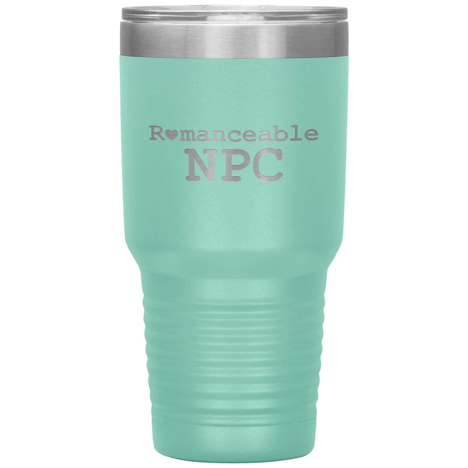 Dice Priori Romanceable NPC 30oz Vacuum Tumbler - Teal - Tumblers