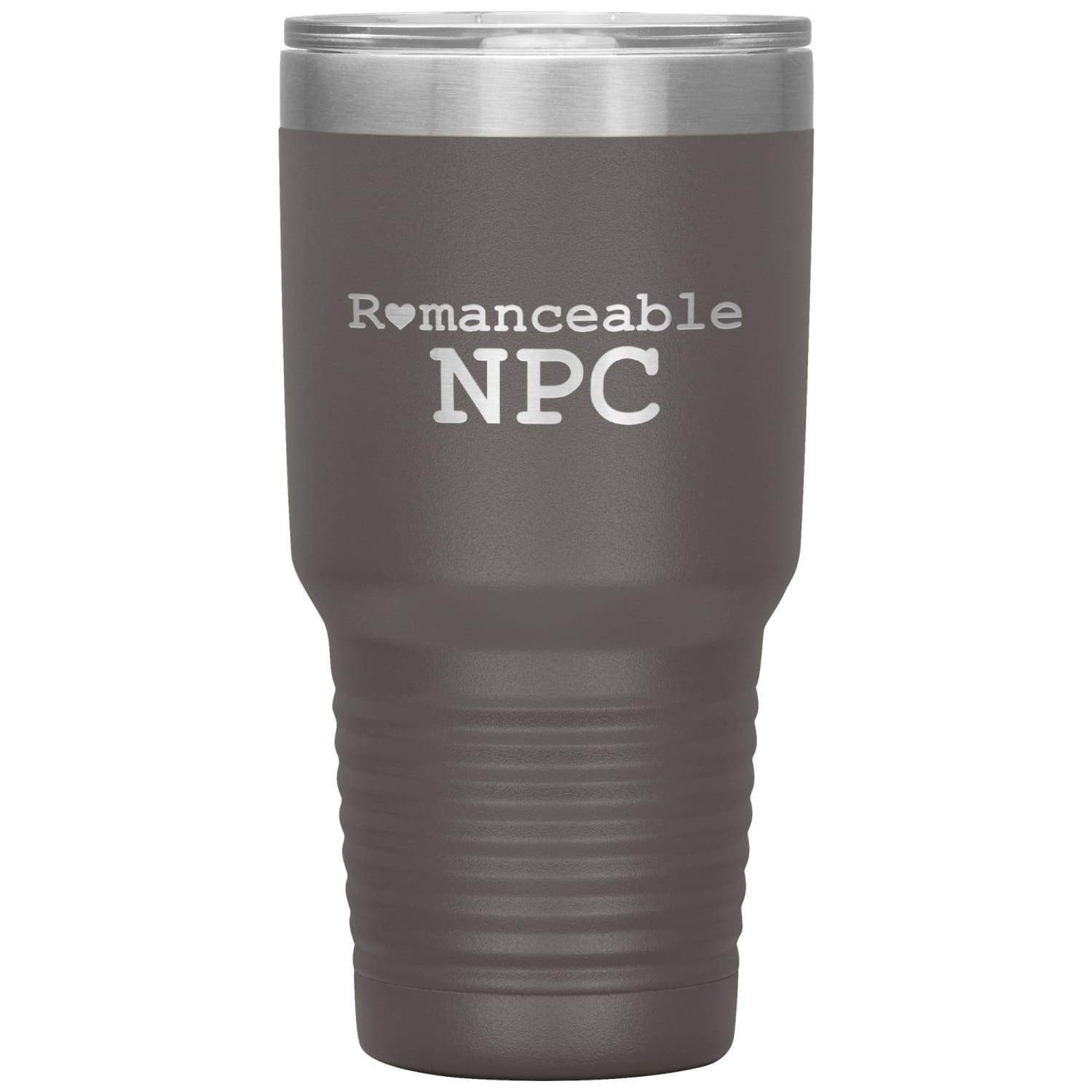 Dice Priori Romanceable NPC 30oz Vacuum Tumbler - Pewter - Tumblers