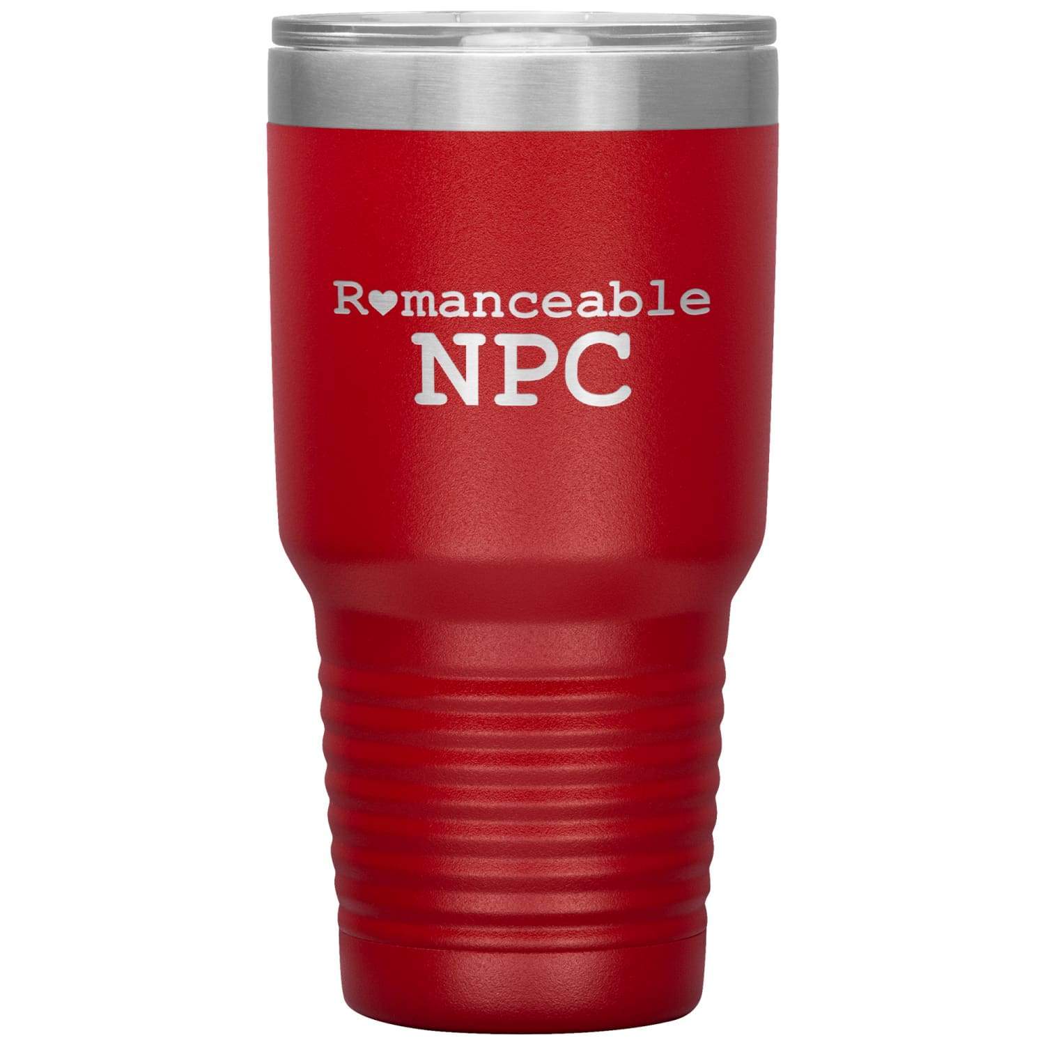 Dice Priori Romanceable NPC 30oz Vacuum Tumbler - Red - Tumblers