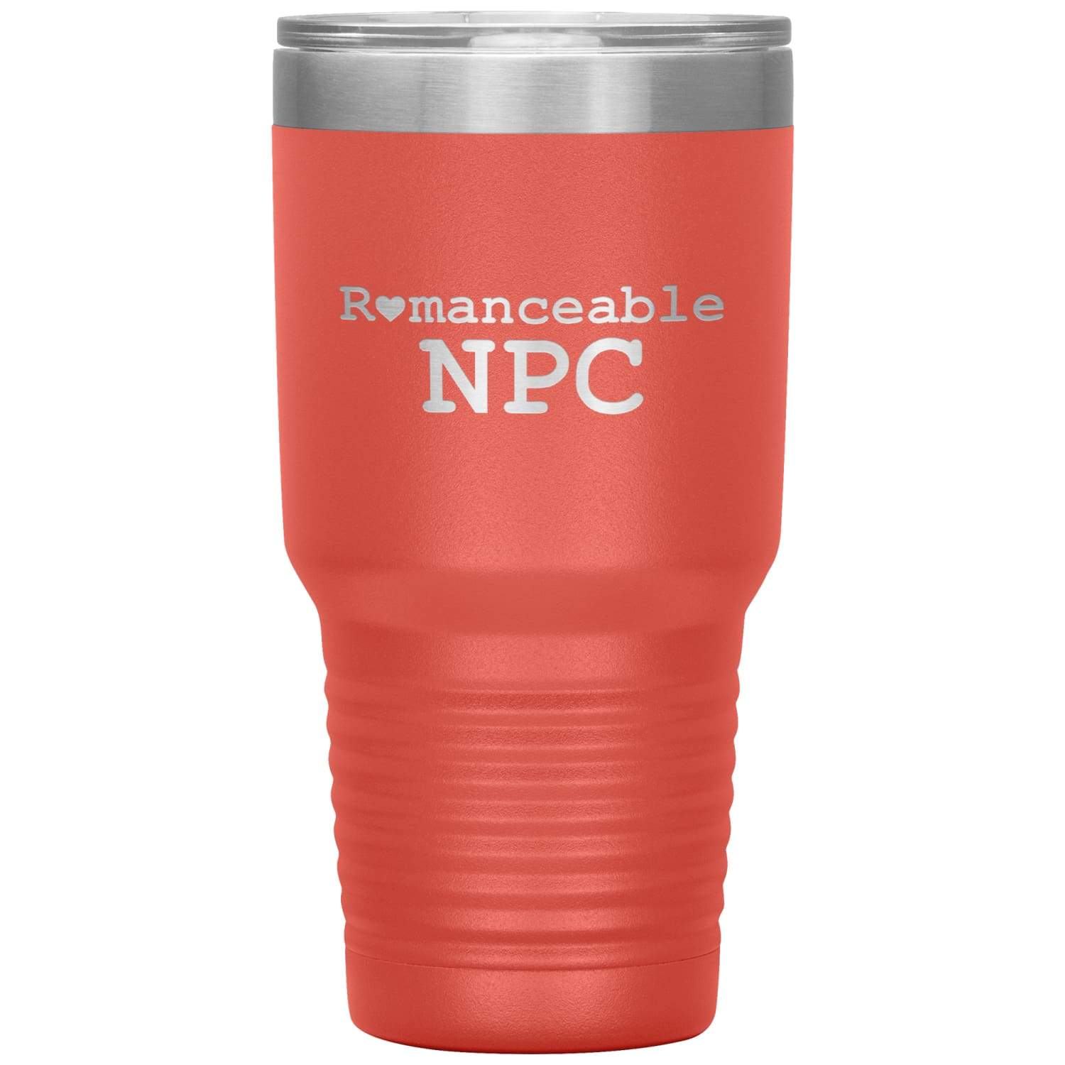 Dice Priori Romanceable NPC 30oz Vacuum Tumbler - Coral - Tumblers