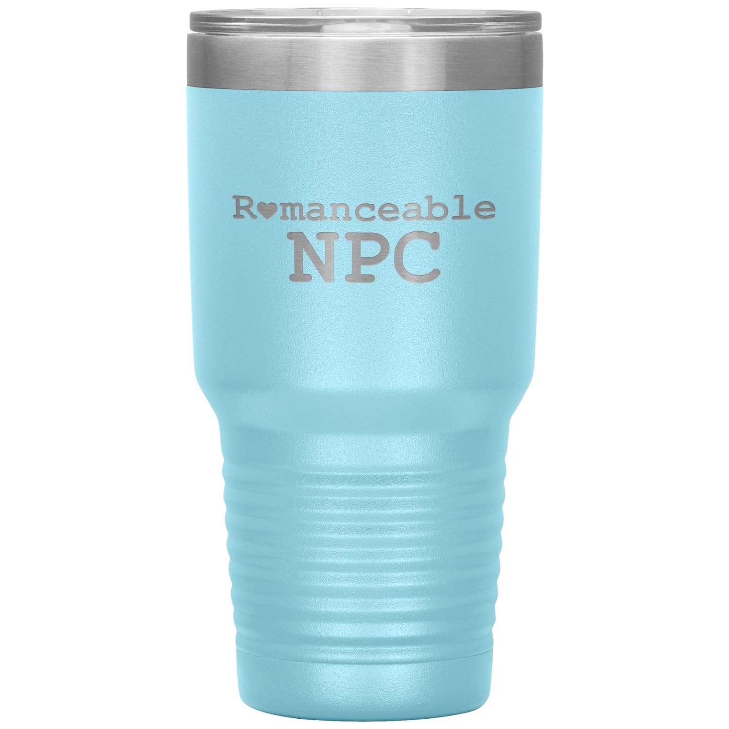 Dice Priori Romanceable NPC 30oz Vacuum Tumbler - Light Blue - Tumblers