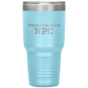 Dice Priori Romanceable NPC 30oz Vacuum Tumbler - Light Blue - Tumblers