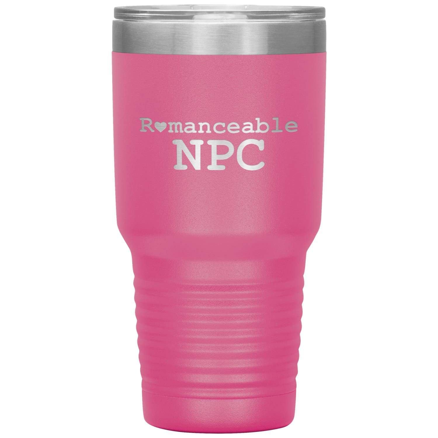 Dice Priori Romanceable NPC 30oz Vacuum Tumbler - Pink - Tumblers