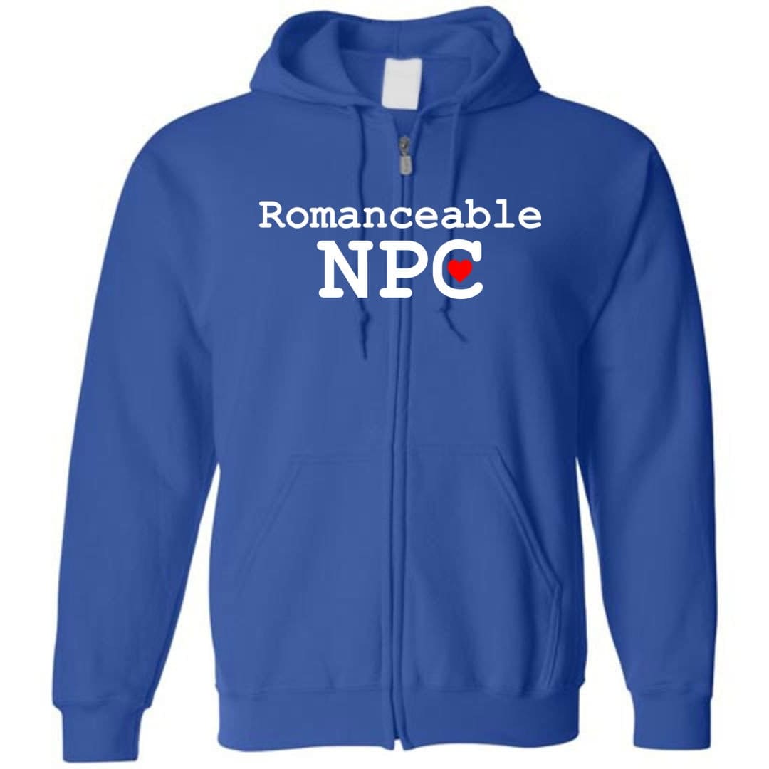 Dice Priori Romanceable NPC Classic Unisex Zip Hoodie - Royal / S