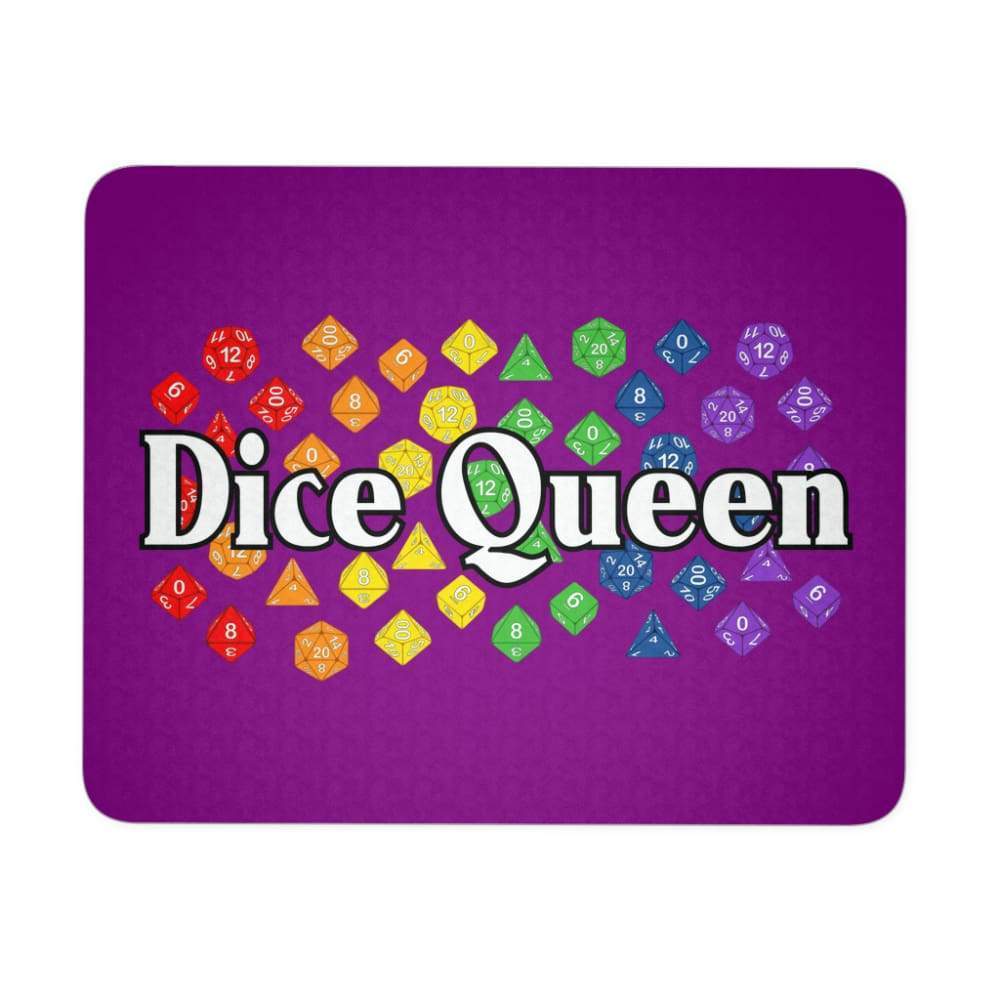 Dice Queen Gay Pride Mousepad - DICEQ_GPMP - Mousepads