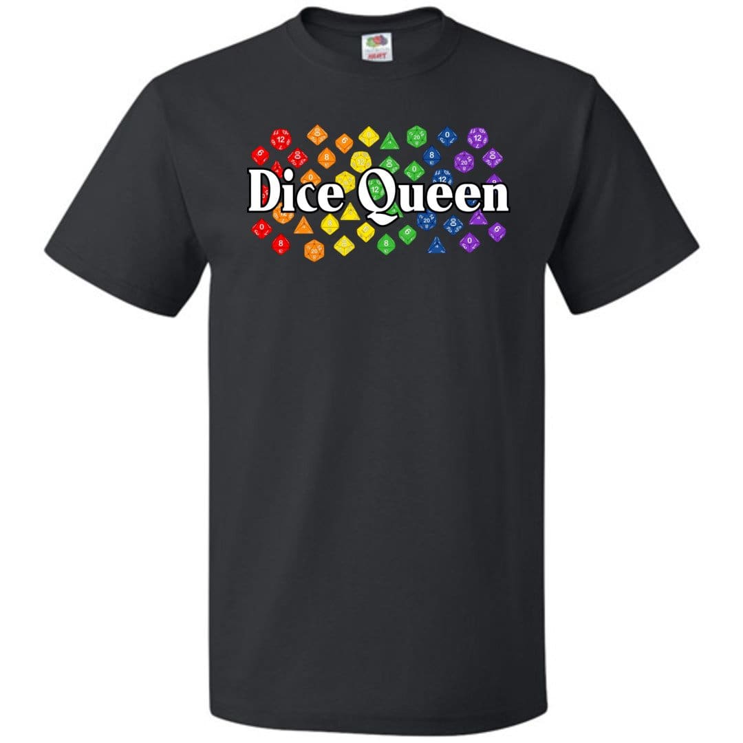 Dice Queen Rainbow Pride Unisex Classic Tee - Black / S