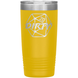 Dirty 20 20oz Vacuum Tumbler - Yellow - Tumblers