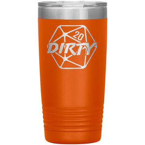 Dirty 20 20oz Vacuum Tumbler - Orange - Tumblers