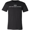 Doctor WTF D&D Logo Unisex Premium Tee - Black / XS