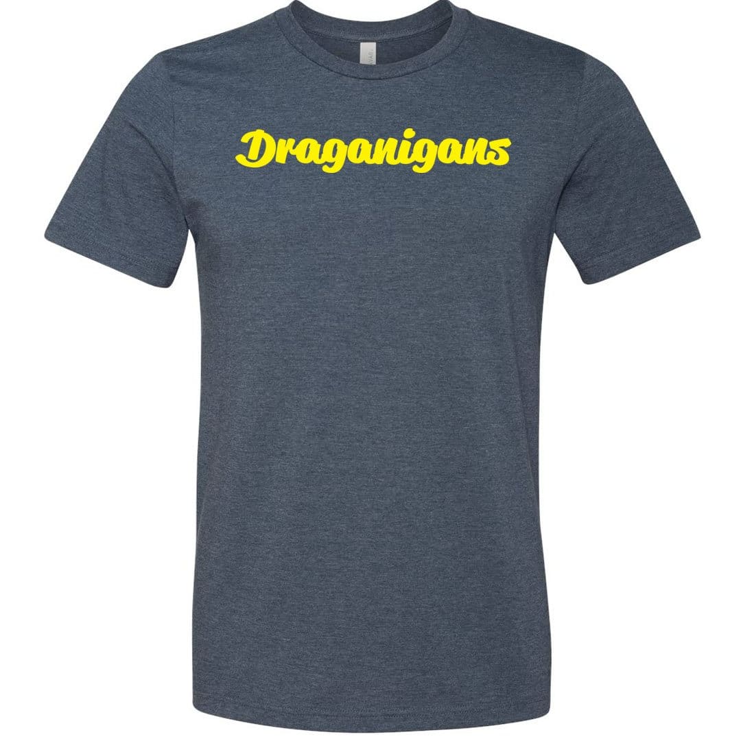 Draganigans Unisex Premium Tee - Heather Navy / XS