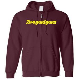 Draganigans Unisex Zip Hoodie - Maroon / S