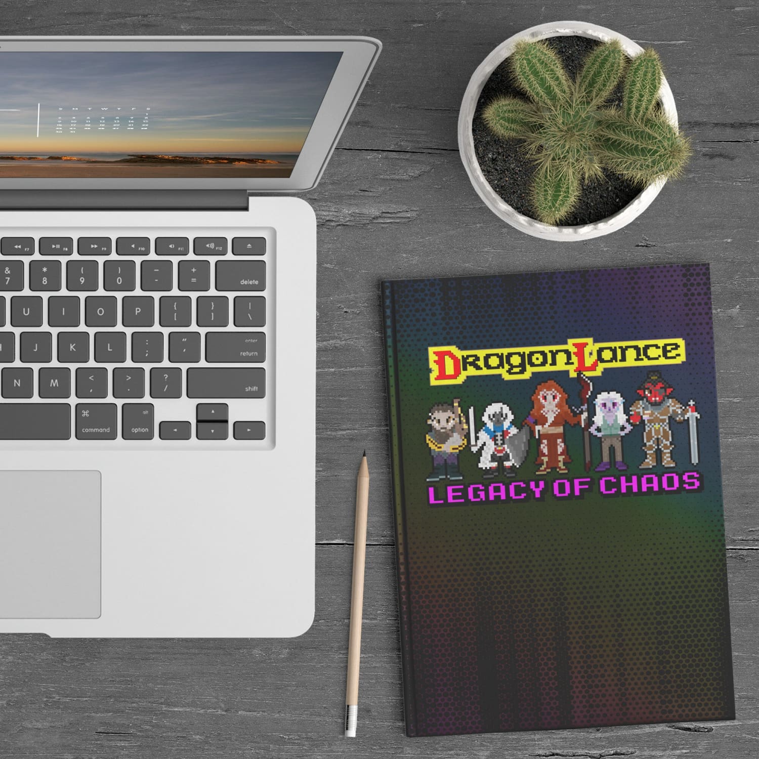 Dragonlance: Legacy of Chaos Pixel Art Hardcover Journal - Office