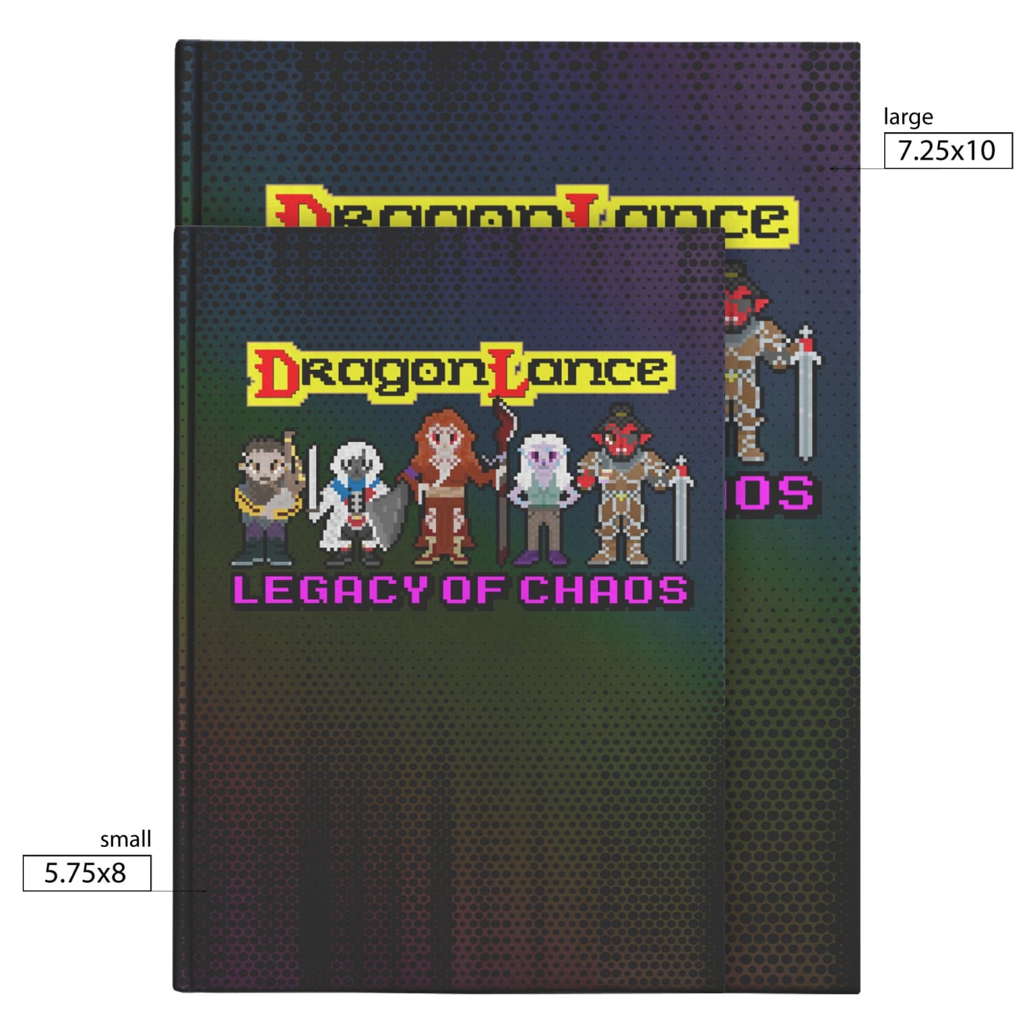 Dragonlance: Legacy of Chaos Pixel Art Hardcover Journal - Small - Office