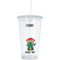Dragons of Rebirth Dew Pixel Quote 16oz Acrylic Tumbler - Drinkware