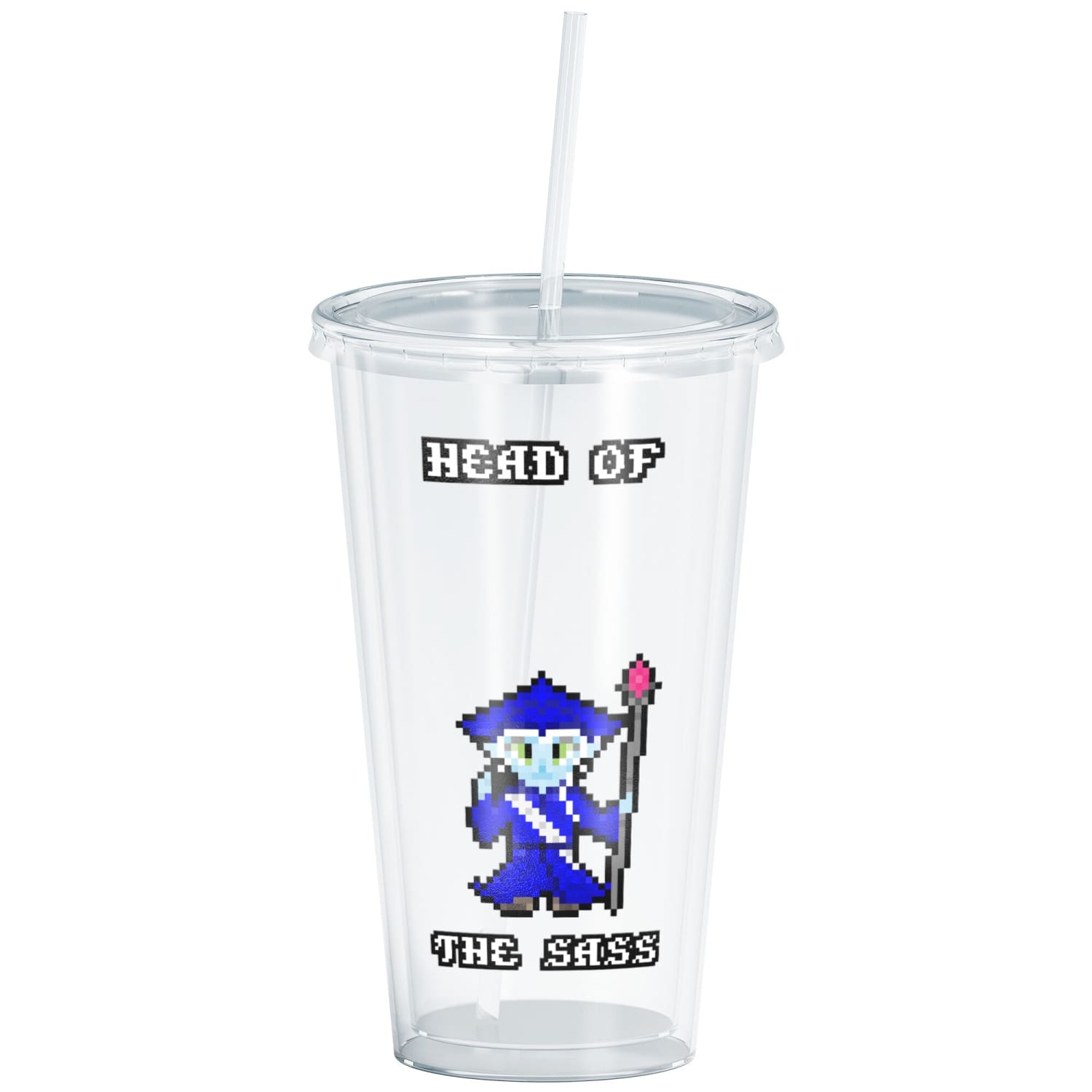 Dragons of Rebirth Isonove Pixel Quote 16oz Acrylic Tumbler - Drinkware