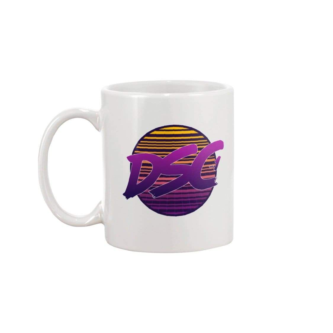 DSC 80’s Logo 15oz Coffee Mug - White / 15OZ - Mugs