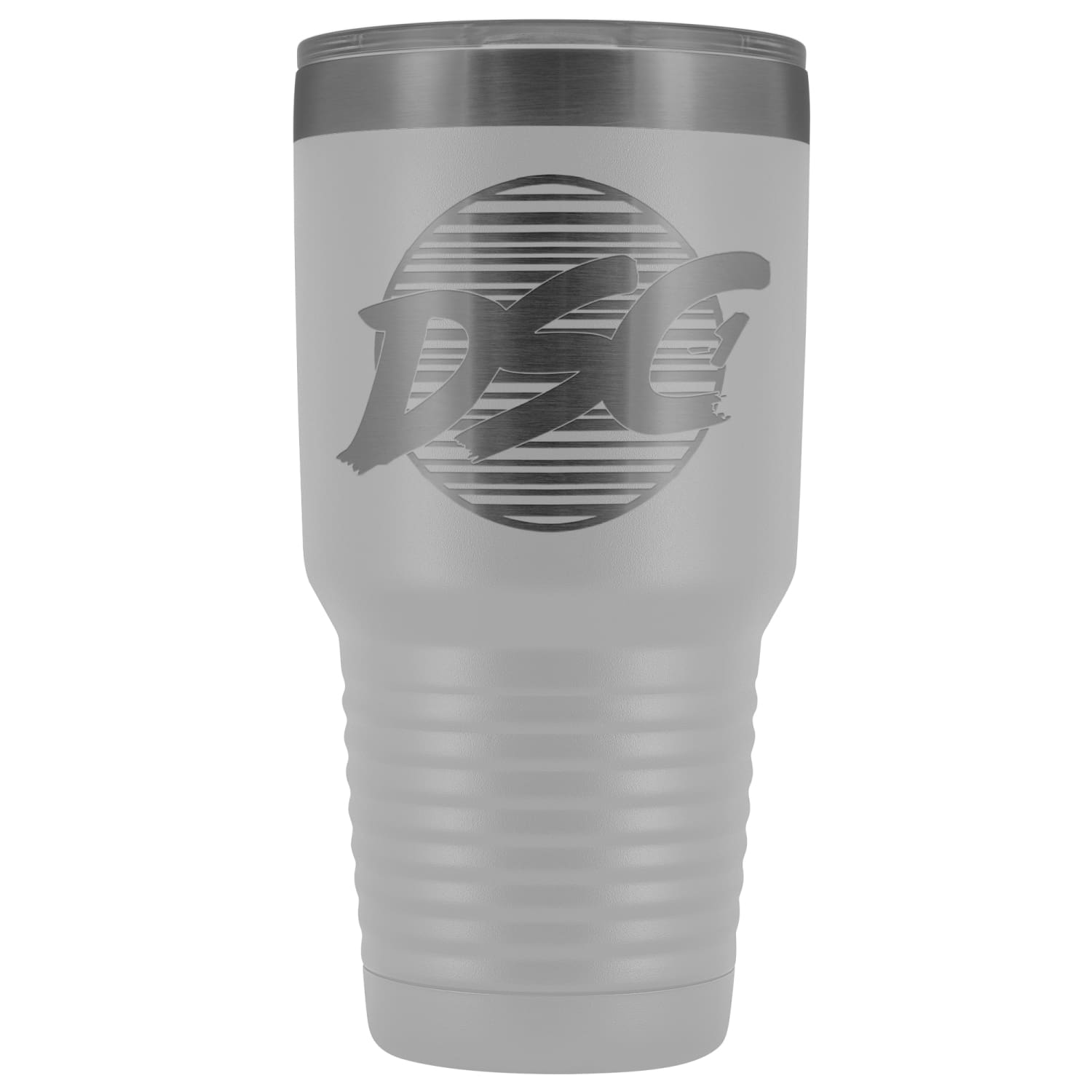 DSC 80s Logo 30oz Vacuum Tumbler - White - Tumblers