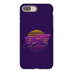 DSC 80s Logo Midnight Blue Tough Phone Case - iPhone 8 Plus