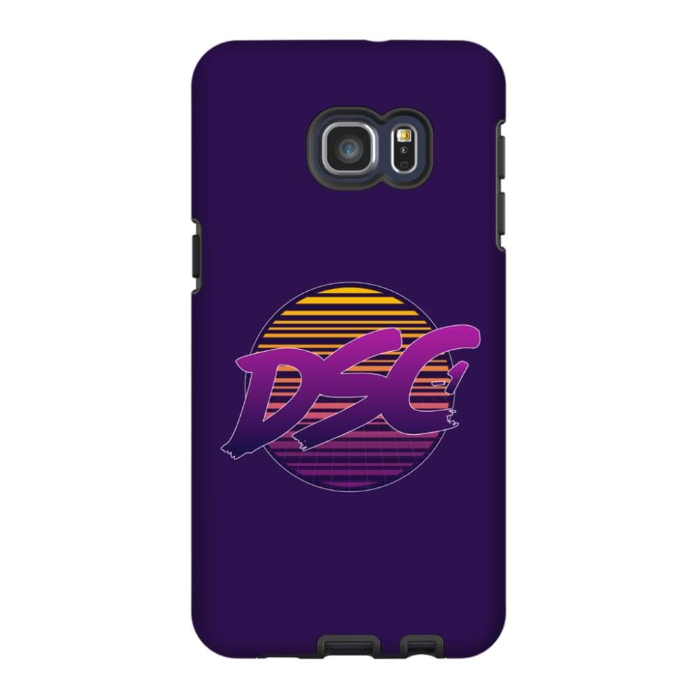 DSC 80s Logo Midnight Blue Tough Phone Case - Samsung Galaxy S6 Edge Plus