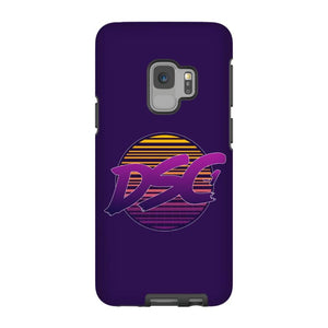 DSC 80s Logo Midnight Blue Tough Phone Case - Samsung Galaxy S9