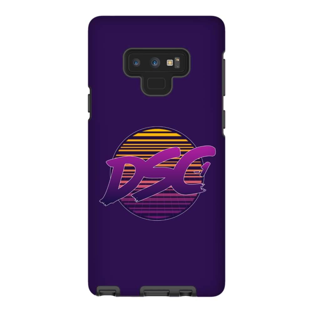 DSC 80s Logo Midnight Blue Tough Phone Case - Samsung Galaxy Note 9