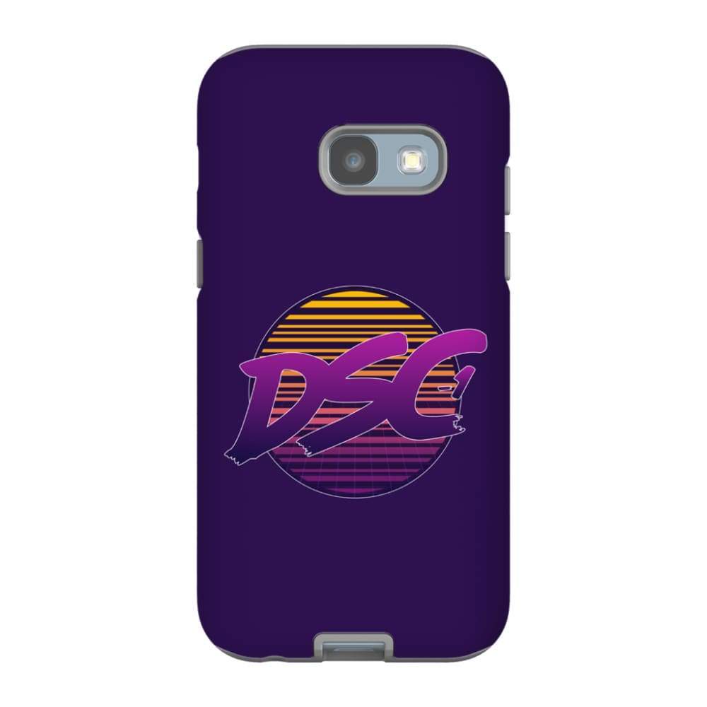 DSC 80s Logo Midnight Blue Tough Phone Case - Samsung Galaxy A3 2017