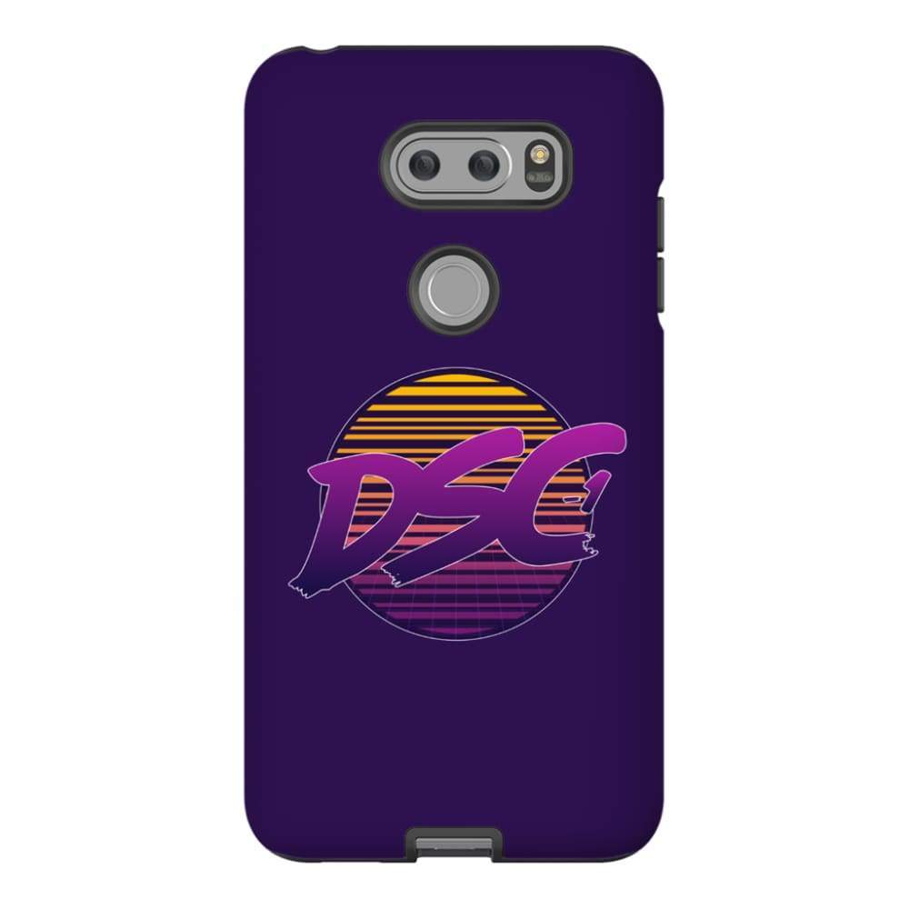 DSC 80s Logo Midnight Blue Tough Phone Case - LG V30