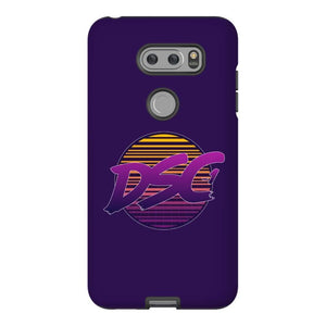 DSC 80s Logo Midnight Blue Tough Phone Case - LG V30