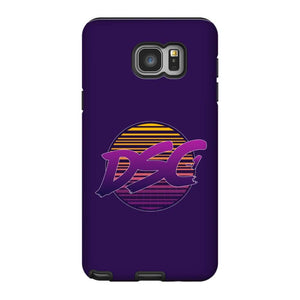 DSC 80s Logo Midnight Blue Tough Phone Case - Samsung Galaxy Note 5