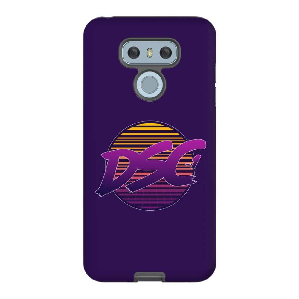 DSC 80s Logo Midnight Blue Tough Phone Case - LG G6