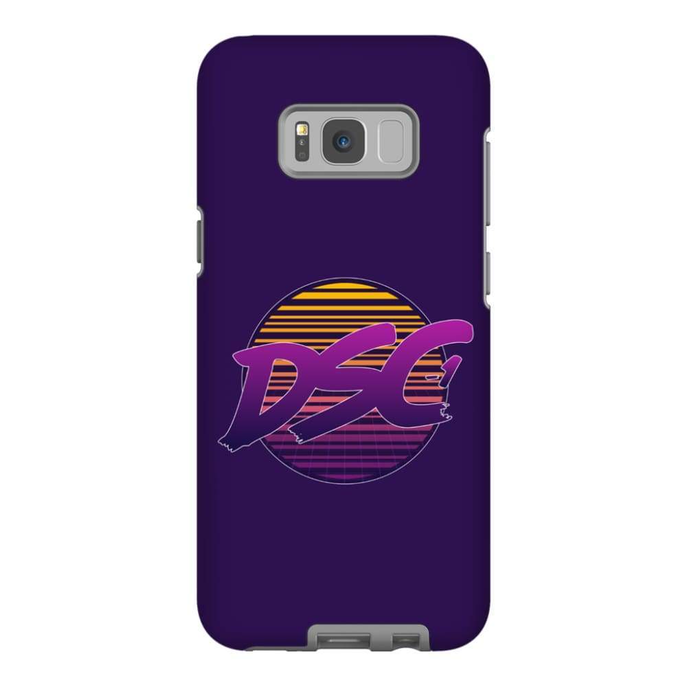 DSC 80s Logo Midnight Blue Tough Phone Case - Samsung Galaxy S8