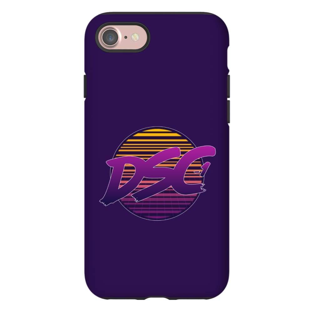DSC 80s Logo Midnight Blue Tough Phone Case - iPhone 7