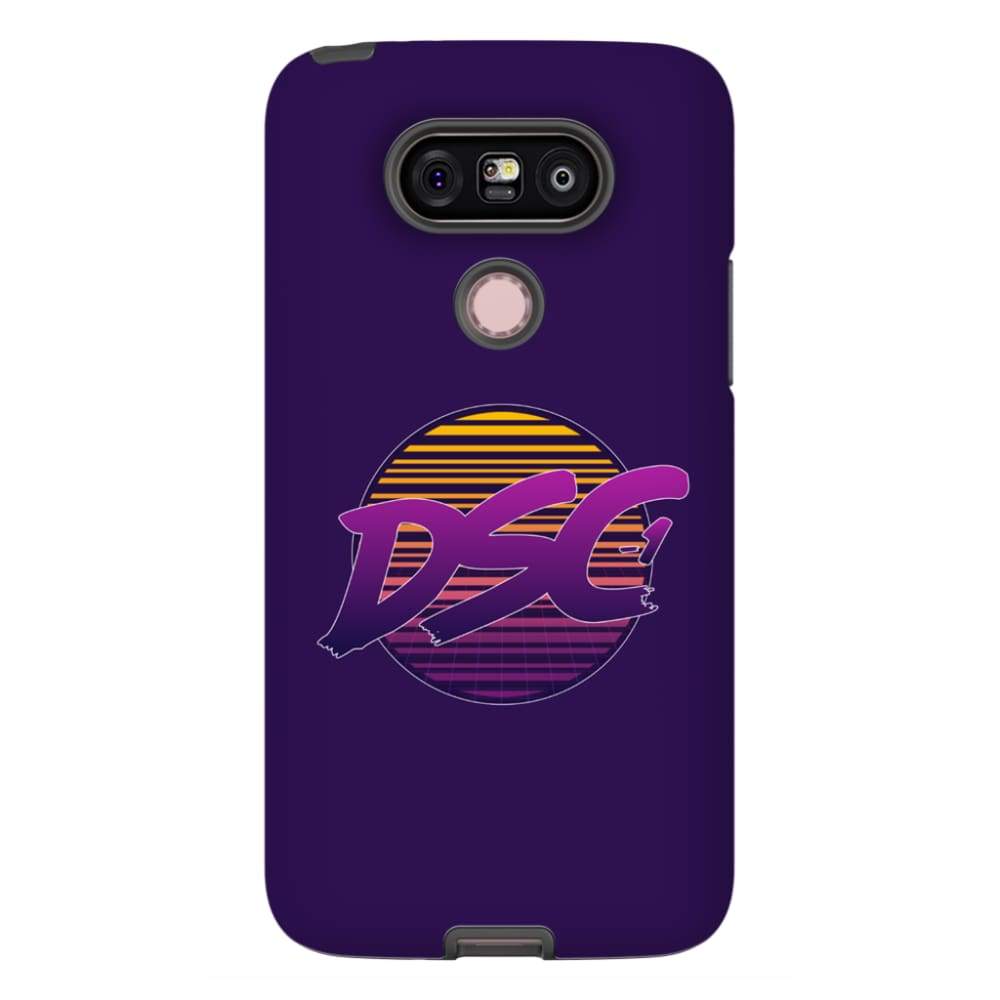 DSC 80s Logo Midnight Blue Tough Phone Case - LG G5