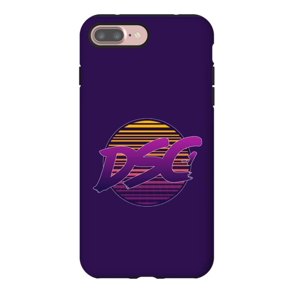 DSC 80s Logo Midnight Blue Tough Phone Case - iPhone 7 Plus