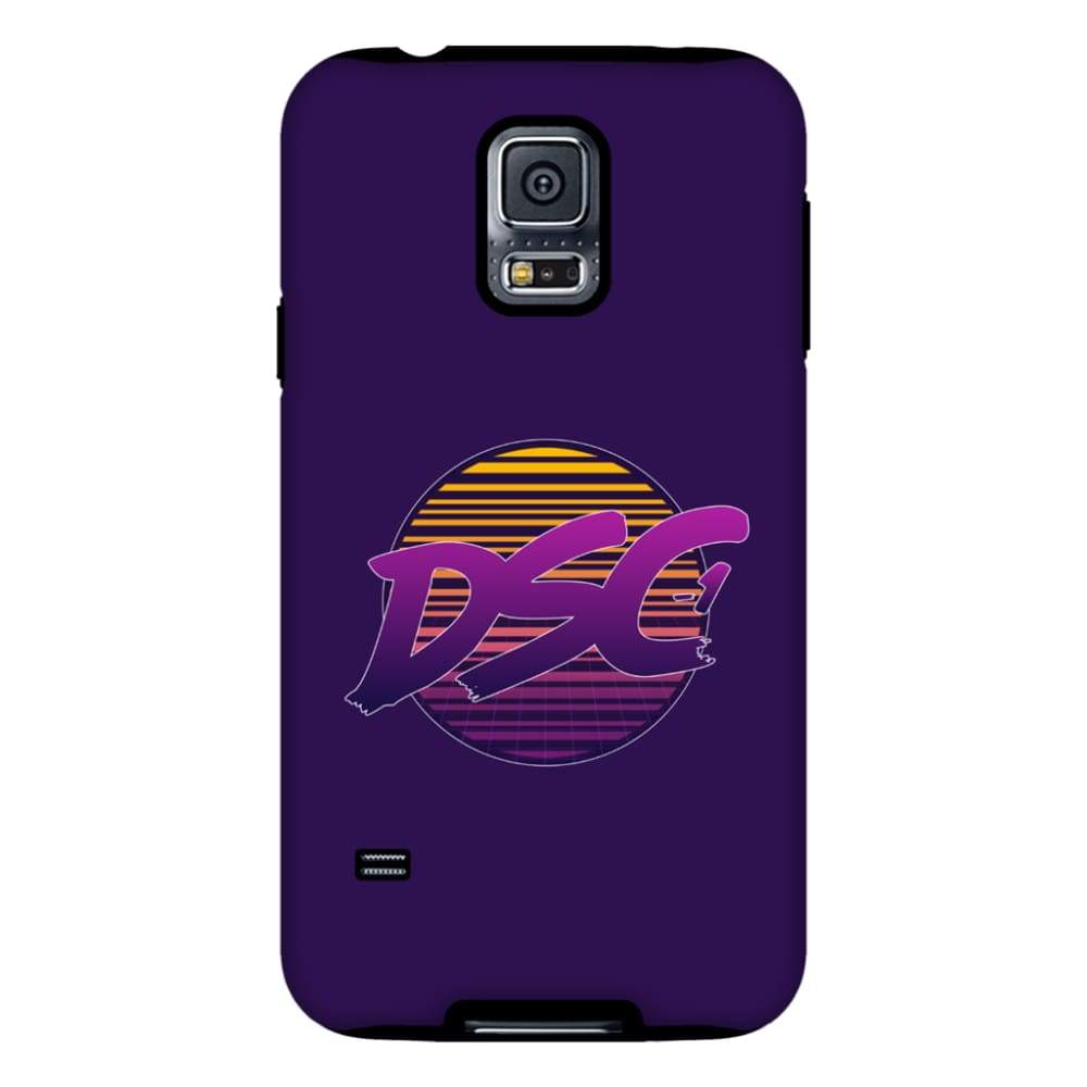 DSC 80s Logo Midnight Blue Tough Phone Case - Samsung Galaxy S5