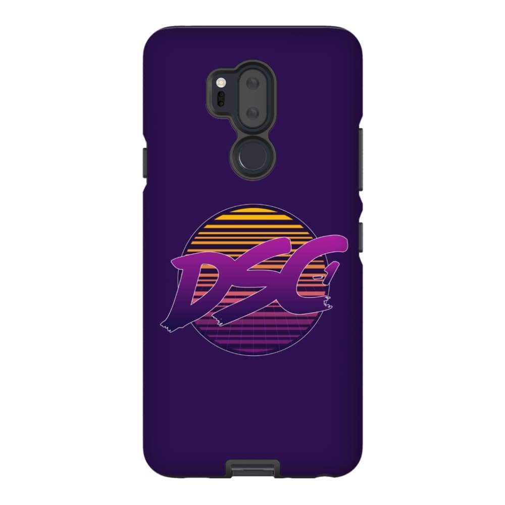 DSC 80s Logo Midnight Blue Tough Phone Case - LG G7
