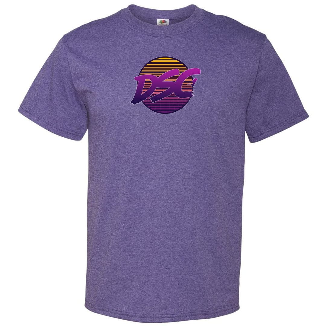 DSC 80’s Logo Unisex Classic Tee - Retro Heather Purple / S