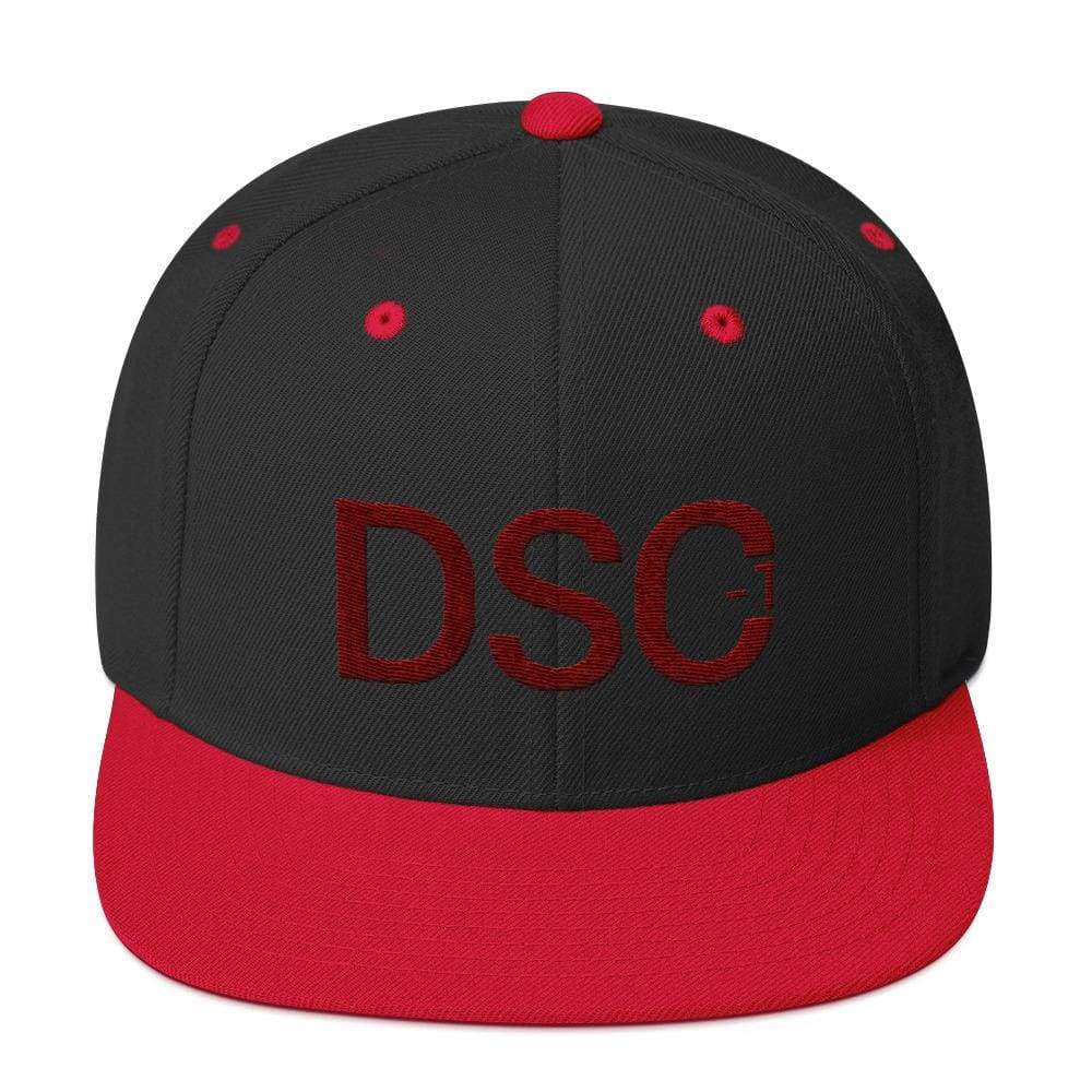 Dsc Classic Snapback Hat - Black/ Red