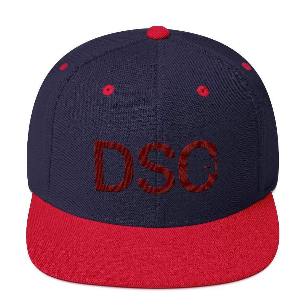 Dsc Classic Snapback Hat - Navy/ Red